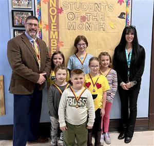  Dana Elementary Center Recognizes Students of the Month